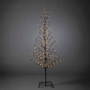 LED dizajn drvce 150 cm Jantarna boja Konstsmide 3386-700 Crna slika