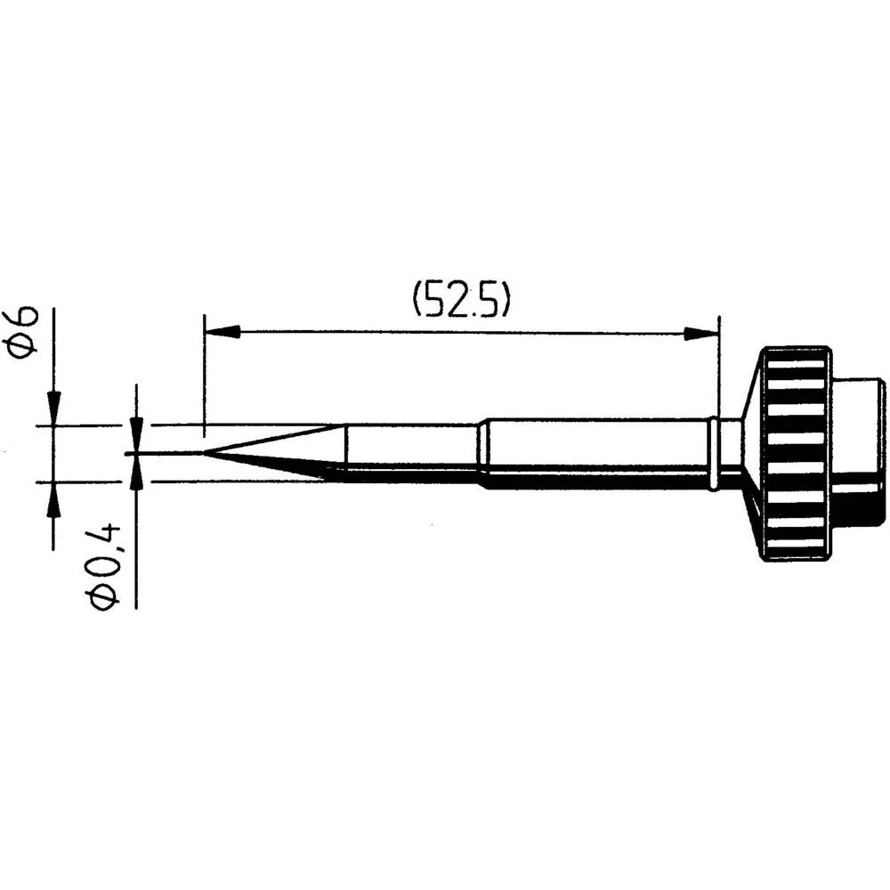 Ersa 0612SDLF Lemni vrh Oblik olovke Veličina vrha 0.40 mm Content 10 ST slika