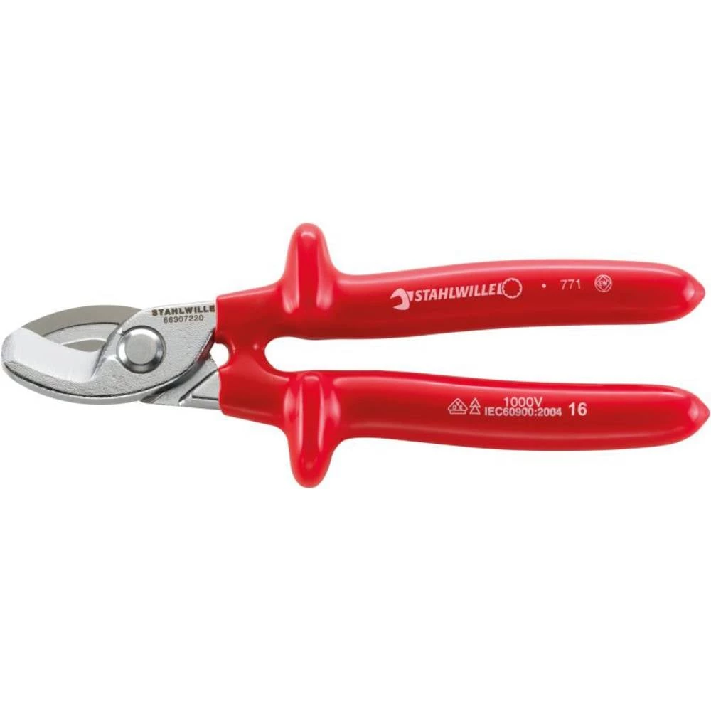 Stahlwille 6630 7 220 KABELSCHERE VDE 220 MM 66307220 škare za kabele Prikladno za (Tehnika za skidanje izolacije) alumi slika