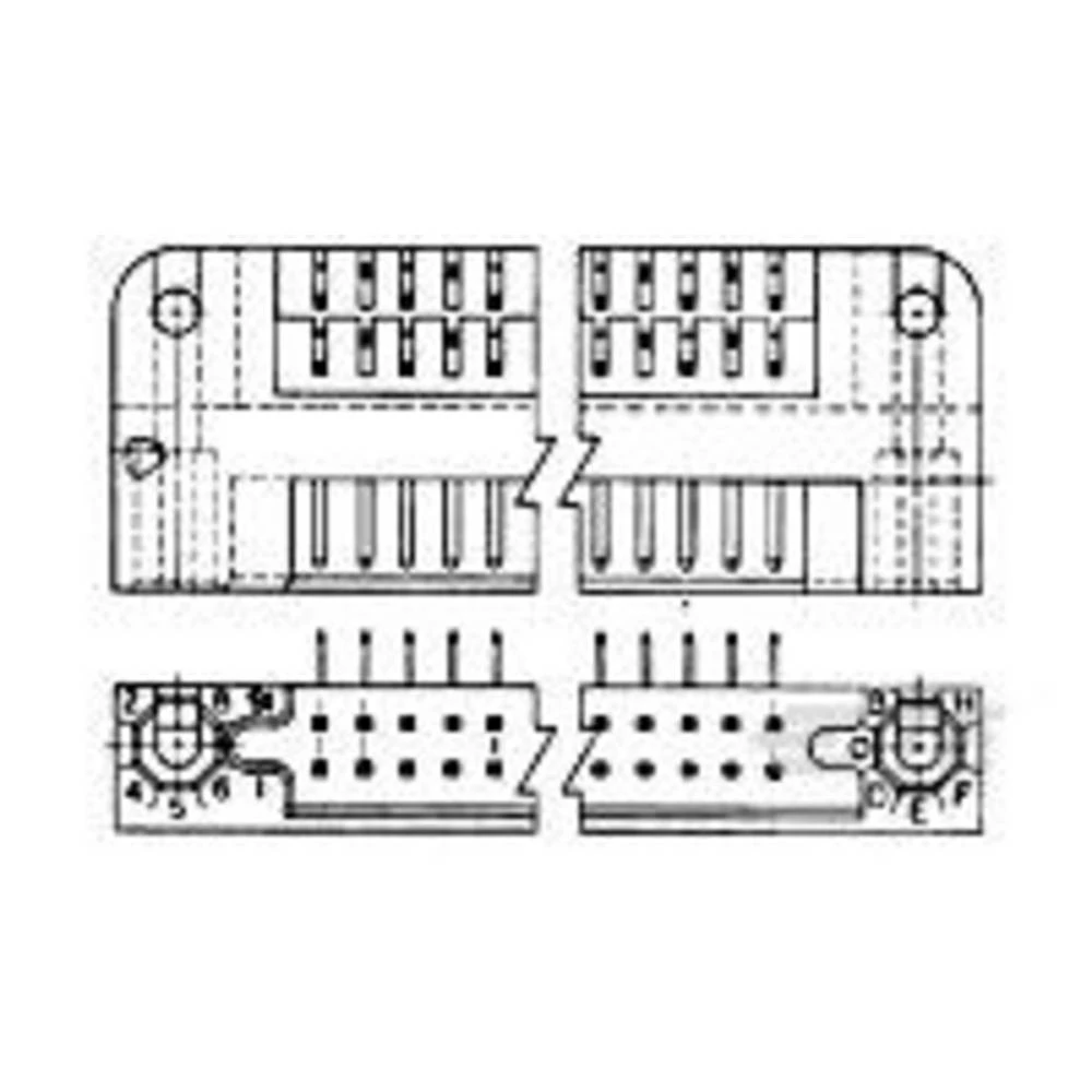 TE Connectivity Box ConnectorsBox Connectors 1-531719-2 AMP slika