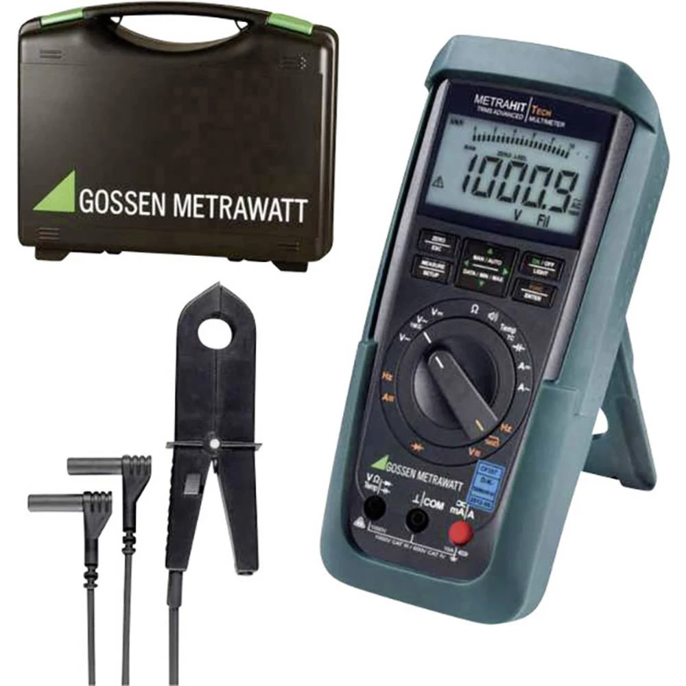 Gossen Metrawatt METRAHIT AM TECH Set Ručni multimetar Kalibriran po DAkkS digitalni Zaslon (brojevi): 12000 slika