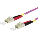 Staklena vlakna Svjetlovodi Priključni kabel [2x Muški konektor LC - 2x Muški konektor LC] 50/125 µ Multimode OM4 1 m Metz