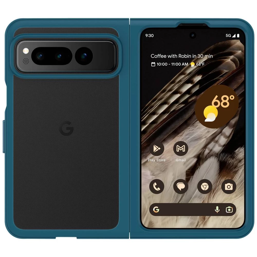 Otterbox Thin Flex stražnji poklopac za mobilni telefon Google Pixel Fold prozirna, plava boja otporna na udarce slika