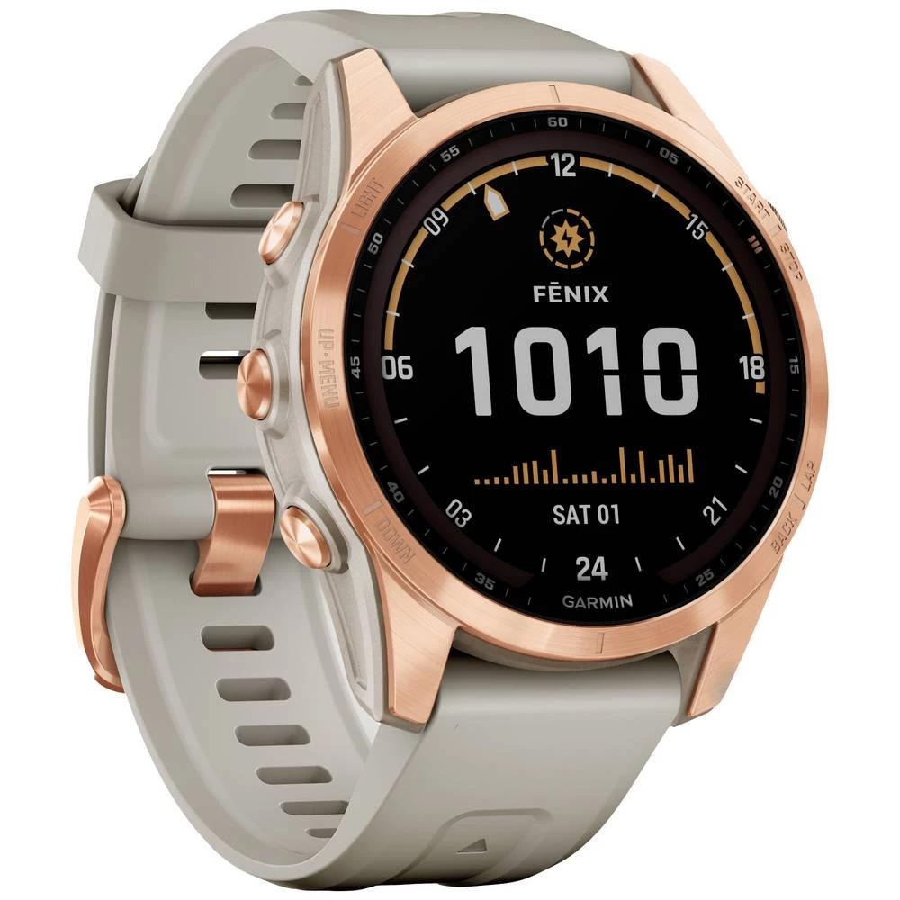 Garmin FENIX® 7S Solar pametan sat  30 mm  bež boja slika