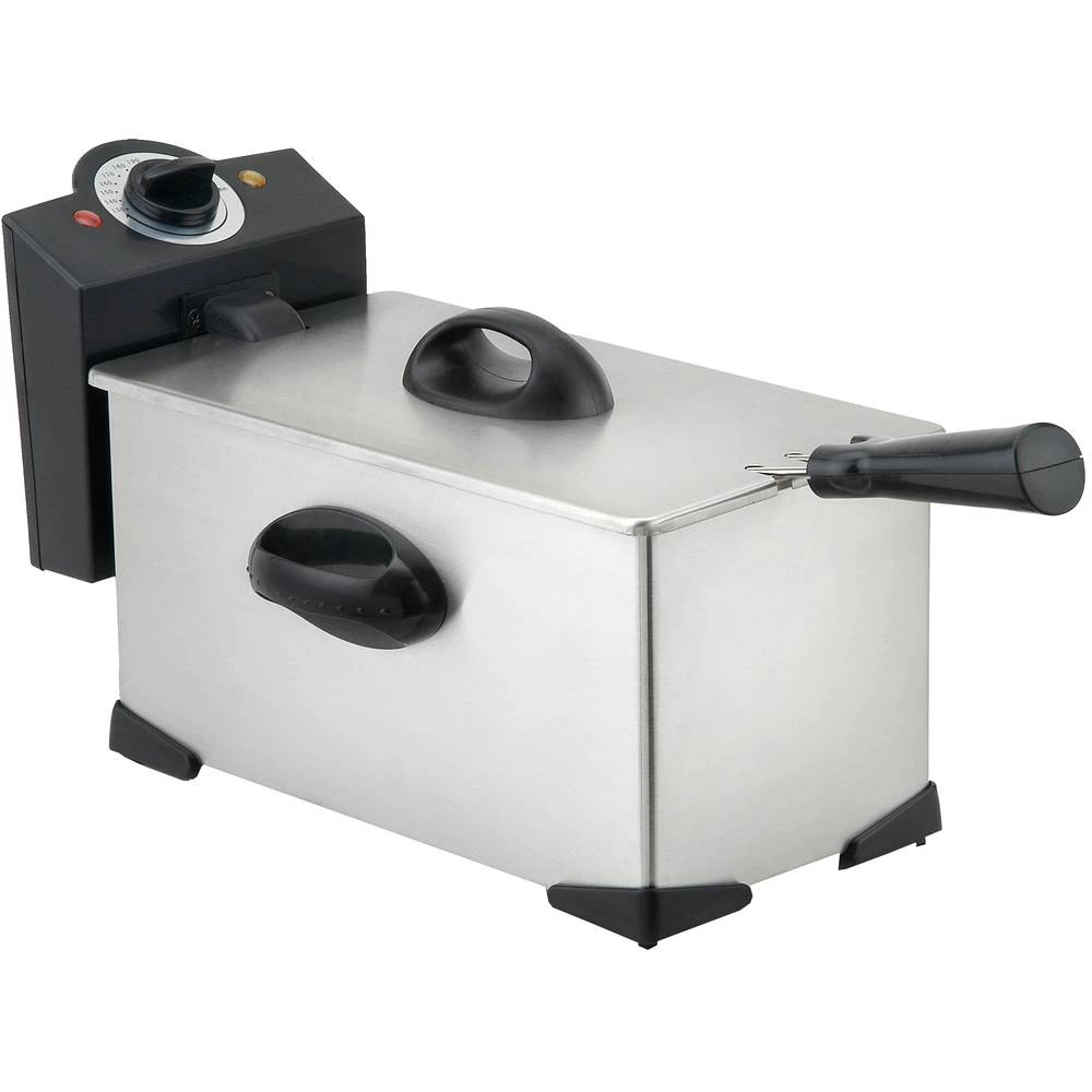 Friteza sa hladnom zonom S ručnim podešavanjem temperature Silva Homeline FR2503 Plemeniti čelik slika