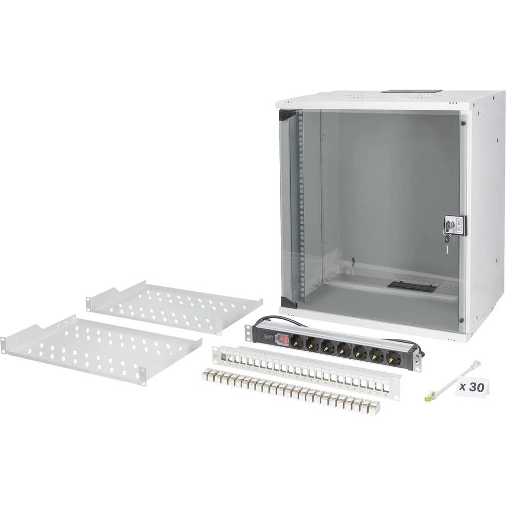 Digitus DN-49206-SET 19" mrežni ormar 12 U siva slika