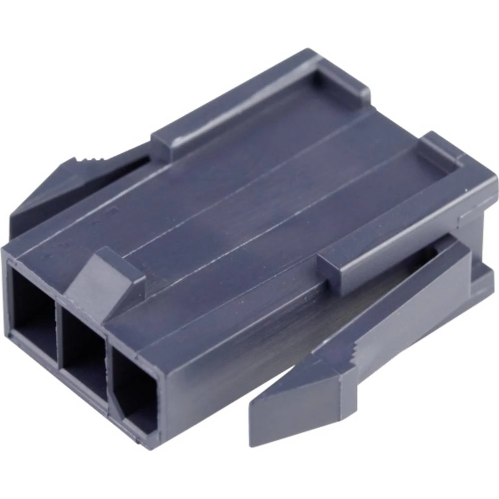 Molex 1726460312 Mini-Fit Jr. Plug Housing, Single Row with Panel Mount Ears, PA Polyamide Nylon 6/6, UL 94V-2, Glow-Wire slika