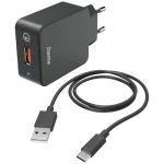 Hama 00201625 USB punjač unutrašnje područje, utičnica Izlazna struja maks. 3000 mA 1 x USB-C®