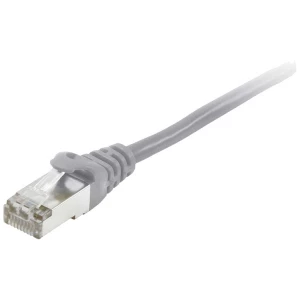 Equip 605500 RJ45 mrežni kabel, Patch kabel cat 6 S/FTP 1 m siva pozlaćeni kontakti 1 St. slika