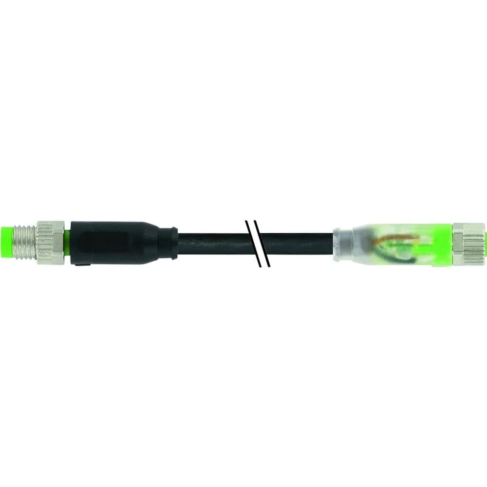 Murrelektronik 7000-88002-6300200 utični konektor za senzor/aktivator, konfekcionirani M8 x 1 ravni muški konektor, žžen slika