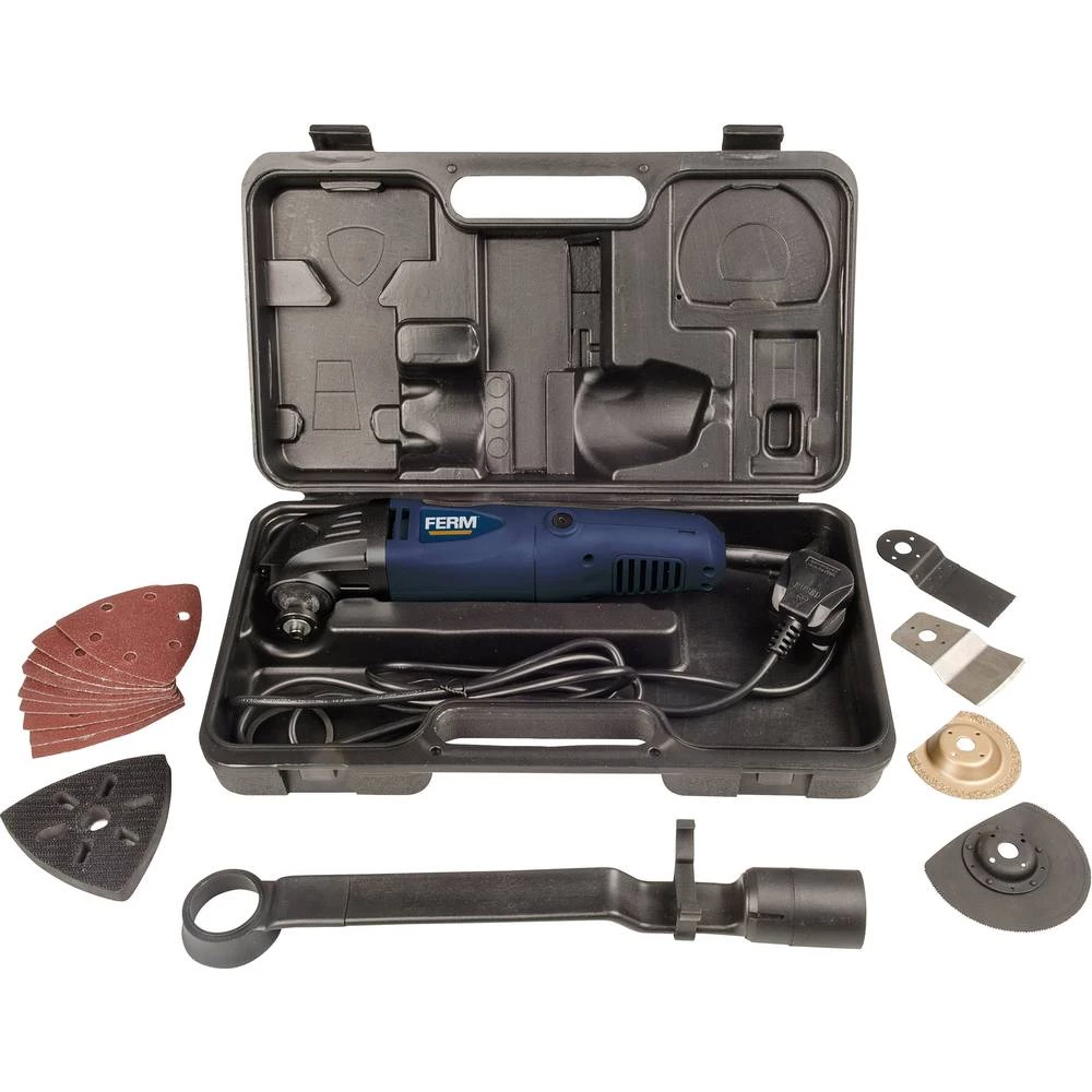 Ferm OTM1005 Višenamjenski alat Uklj. oprema, Uklj. kofer 17-dijelni 280 W slika