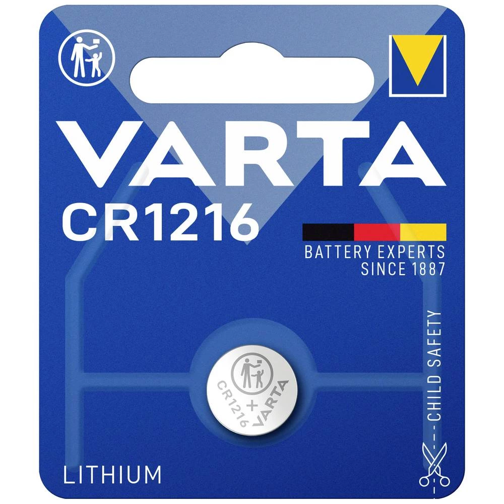 Varta gumbasta baterija CR 1216 3 V 1 St. 27 mAh litijev LITHIUM Coin CR1216 Bli 1 slika