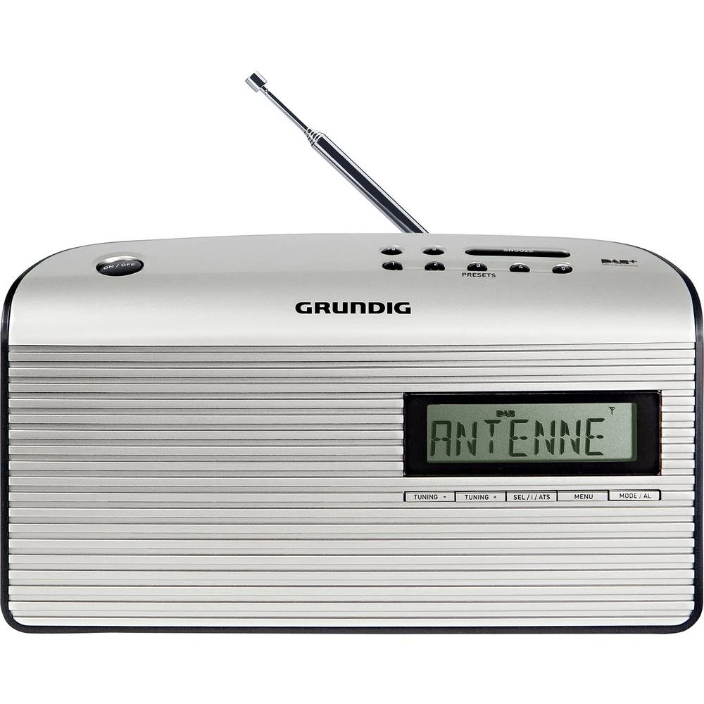 Grundig Music 7000X DAB+ BP desktop radio DAB+ (1012), UKW (1014) funkcija alarma crna, Pearl Grey slika