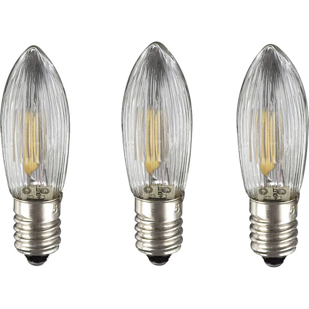 Hellum 914306 zamjenska lampica  3 St. E10  toplo bijela slika