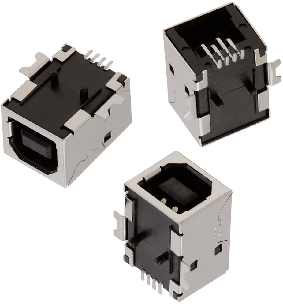 USB konektor serije WR-COM Ženski konektor, horizontalna ugradnja SMD Würth Elektronik Sadržaj: 1 ST slika
