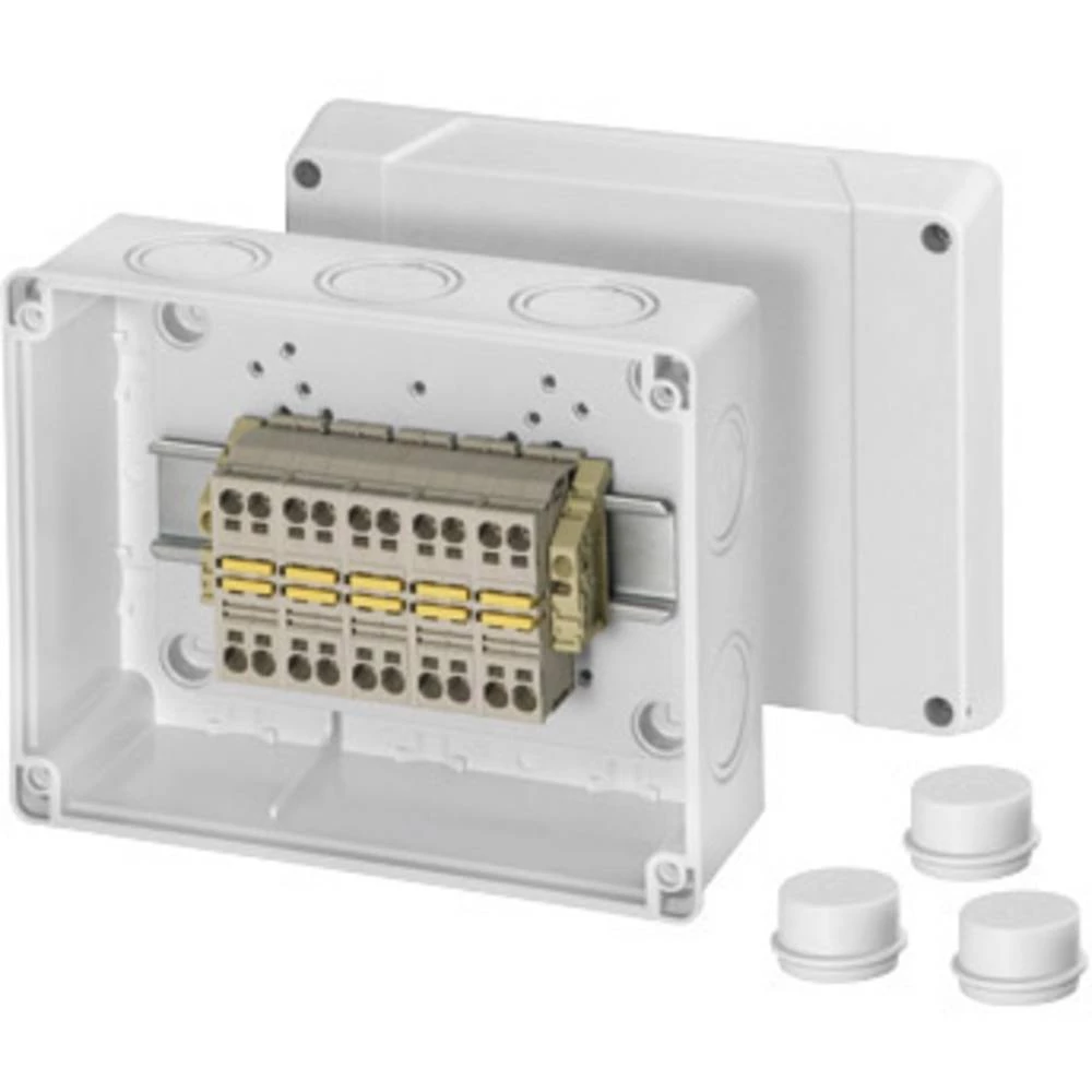 Razvodna kutija (D x Š x V) 98 x 200 x 160 mm Hensel 60000767 Svijetlosiva (RAL 7035) IP55 slika