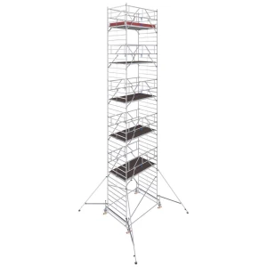 Krause 784094 FahrGerüst aluminij na roli mobilna Radna visina (maks.): 12.50 m srebrna 484 kg slika