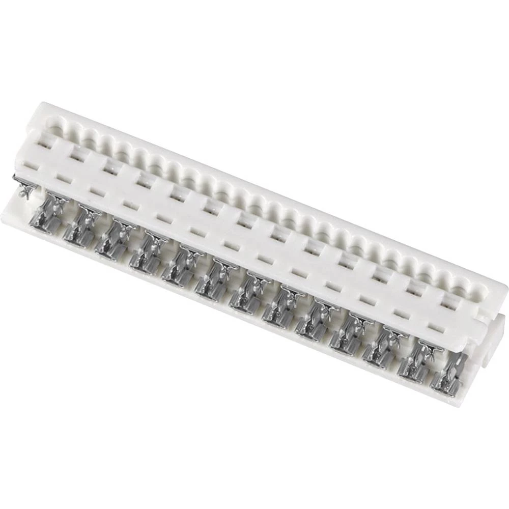 Molex standardna letva sa ženskim kontaktima  Ukupan broj polova 26 Raster: 1.27 mm 903270326 1 St. Bag Molex 903270326 Picoflex PF-50, Low Profile, IDT Receptacle, 26 Circuits, White, Tin (S slika