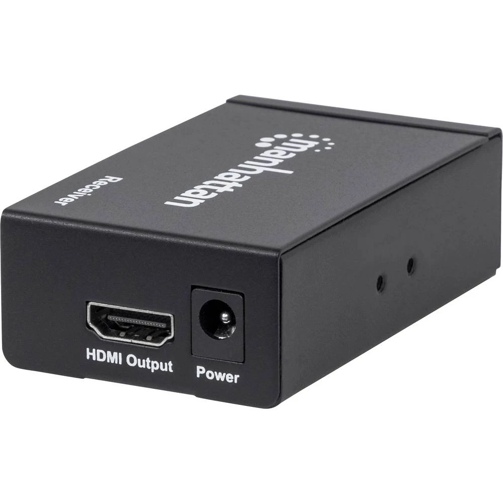 4 ulaza HDMI razdjelnik Manhattan 207836 Produljenje preko mrežnog kabla 1920 x 1080 piksel Crna slika