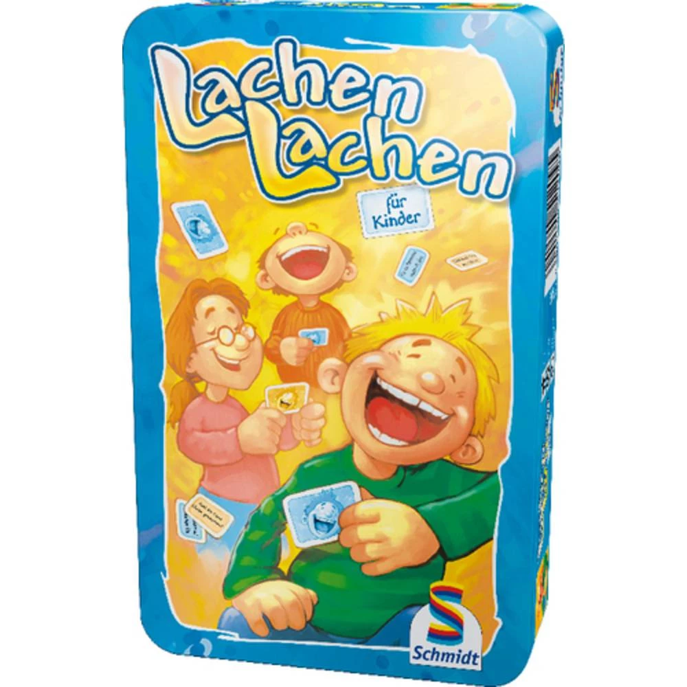 Schmidt Spiele Lachen lachen Mitbringspiel in der Metalldose 51209 slika