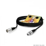 Hicon SGHN-1000-SW XLR priključni kabel [1x XLR utičnica 3-polna - 1x XLR utikač 3-polni] 10.00 m crna