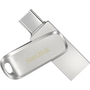 SanDisk Ultra Dual Luxe USB pomoćna memorija smartphone/tablet srebrna 32 GB USB-C™ USB 3.1 (gen. 1) slika