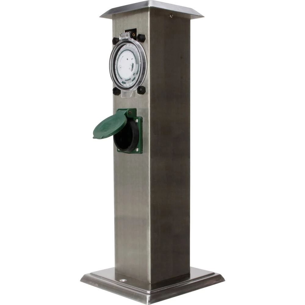 Kopp 145331014 Vrtna utičnica 2-struki Plemeniti čelik, Zelena slika