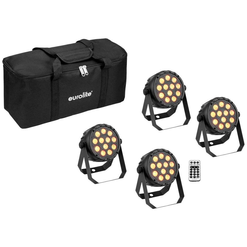 Eurolite 42110204 Set 4x LED PARty Spot Silent RG led par reflektor slika