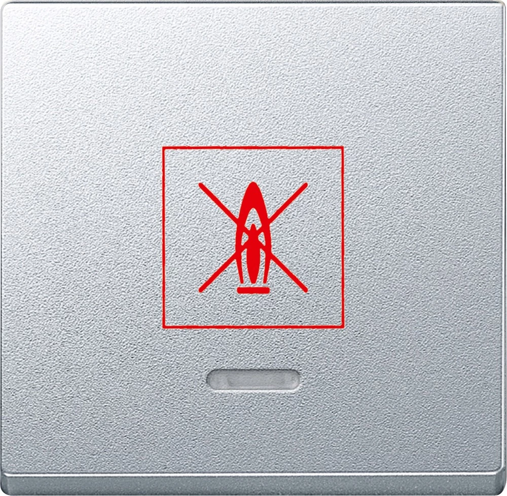 Merten Poklopac Izmjenični prekidač Sustav M Aluminij boja MEG3307-0460 slika