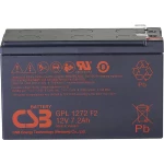 CSB Battery GPL 1272 GPL1272-F2FR olovni akumulator 12 V 7.2 Ah olovno-koprenasti (Š x V x D) 151 x 98 x 65 mm plosnati