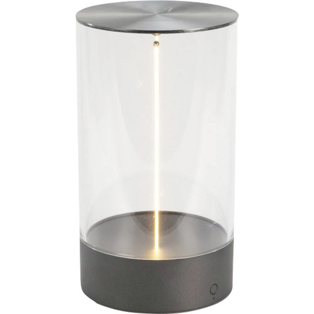 Konstsmide 7848-370 Edison M LED akumulatorska stolna lampa tamnozelena slika