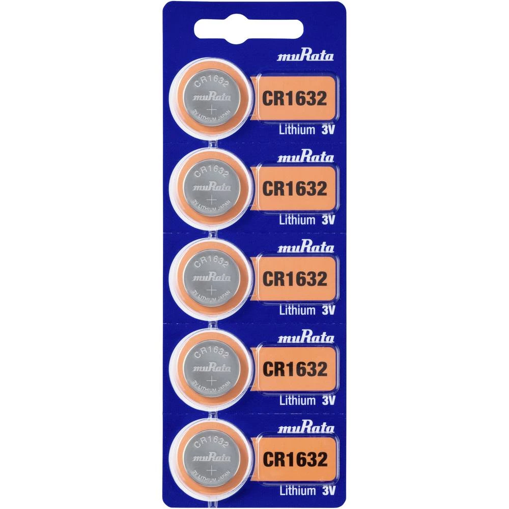 Murata CR1632-BEABAE gumbasta baterija cr 1632 litijev 140 mAh 3 V 5 St. slika