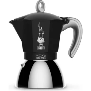 Bialetti New Moka Induction 6 Cup aparat za espresso crna slika