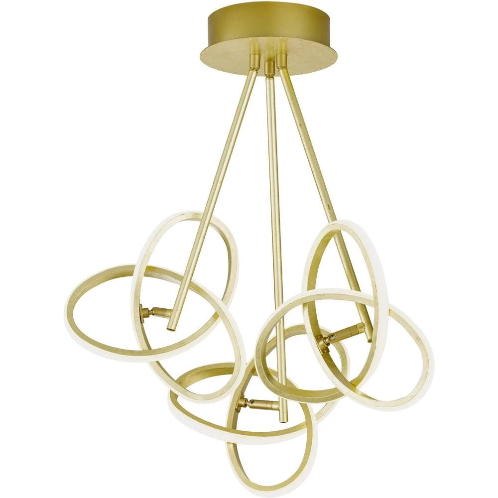 WOFI ELIOT 9410.03.15.8100 LED stropna svjetiljka 39 W Toplo-bijela Zlatna slika