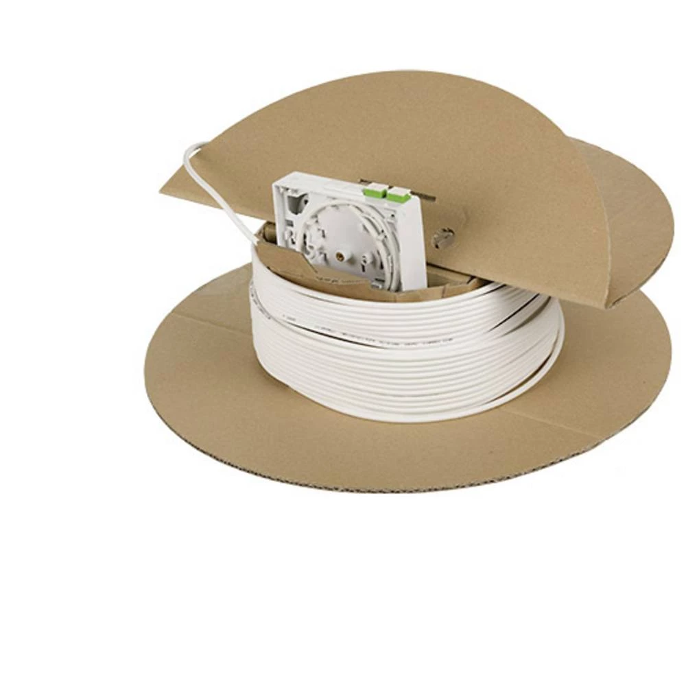 Utičnica za svjetlovode Metz Connect 150C049HK0050E Čista bijela (RAL 9010) slika