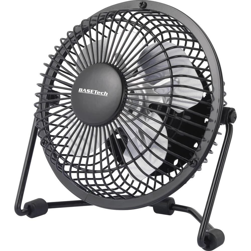 Basetech stolni ventilator 2.5 W (Ø x V) 145 mm x 85 mm crna slika