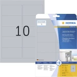 Herma 4223 etikete za nazivne pločica 96 x 50.8 mm poliesterska folija srebrna 250 St. trajno prianjanje  laserski pisač