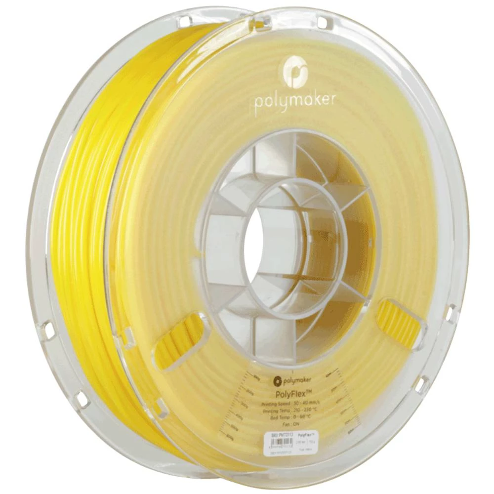 Polymaker PD01010 PolyFlex TPU-95A 3D pisač filament TPU fleksibilan 2.85 mm 750 g žuta  1 St. slika