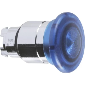Schneider Electric ZB4BW663 prednji element za osvijetljeni gumb ponovno postavljiv, zaključan (Ø) 22 mm neobilježeno krom boja, plava boja 1 St. slika