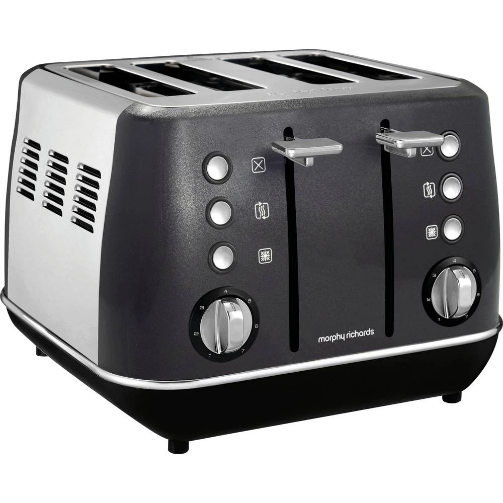 Morphy Richards EVOKE 4 Schwarz dvostruki toster crna slika