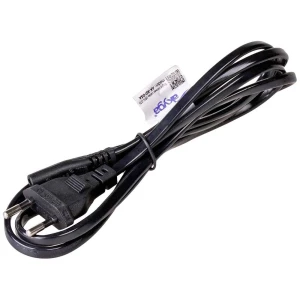 Akyga struja priključni kabel [1x ženski konektor za manje uređaje c7 - 1x europski muški konektor] 0.50 m crna slika
