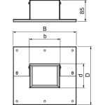OBO Bettermann 7218126 zidna konzola 1 St.