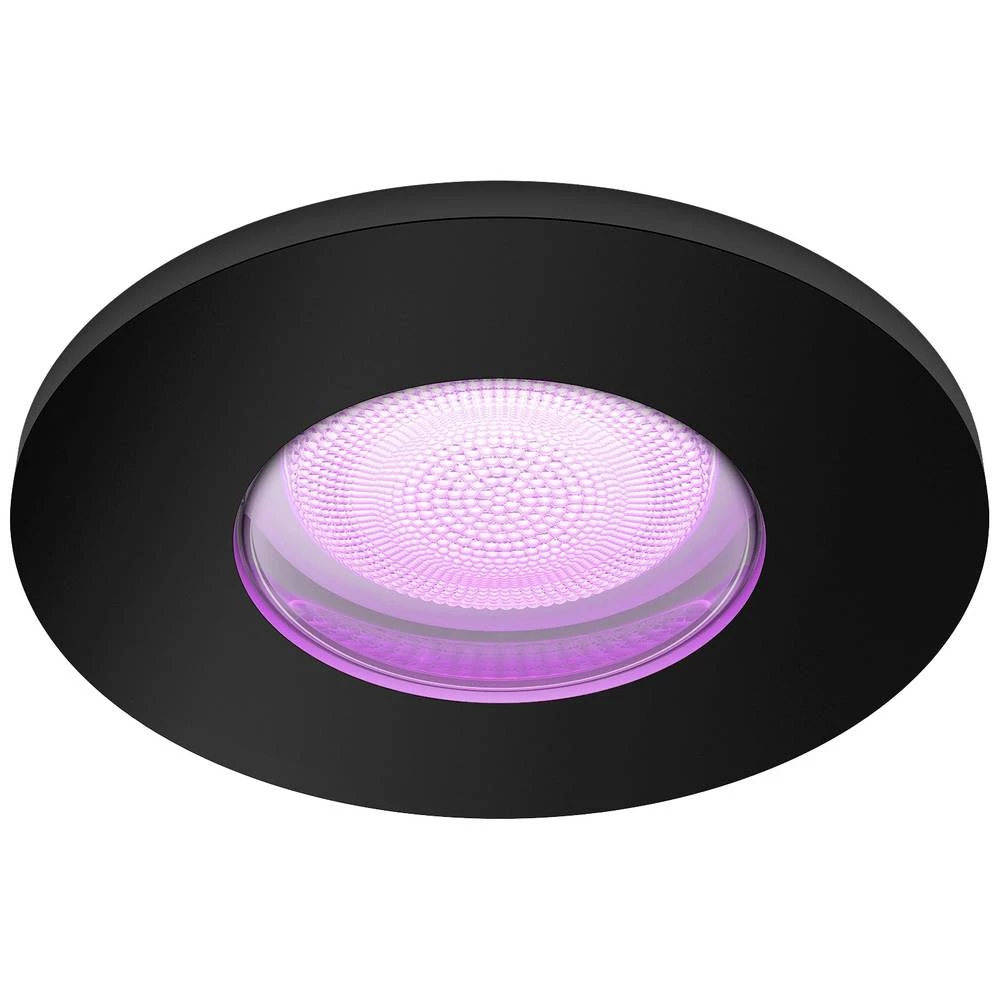 Philips 8719514452138 Xamento Hue recessed black 1x5.7W LED ugradna svjetiljka  Energetska učinkovitost 2021: G (A - G) LED GU10 5.7 W crna slika