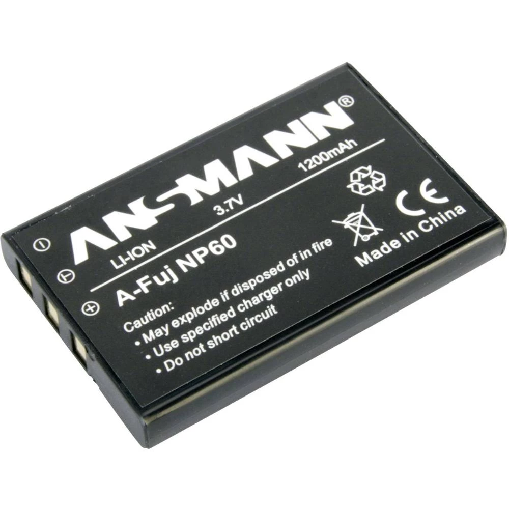 Kamera-akumulator Ansmann Zamjenjuje originalnu akU. bateriju NP-60 3.7 V 1200 mAh A-Fuji NP 60 slika