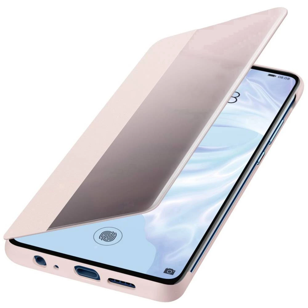 HUAWEI Smart View Flip Cover Sklopivi poklopac za mobilni telefon Pogodno za: Huawei P30 Ružičasta slika