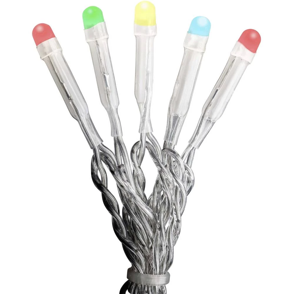 Konstsmide 6344-523 Mikro svjetlosni lanac Unutra strujni pogon LED RGB Osvjetljena duljina: 6.93 m slika