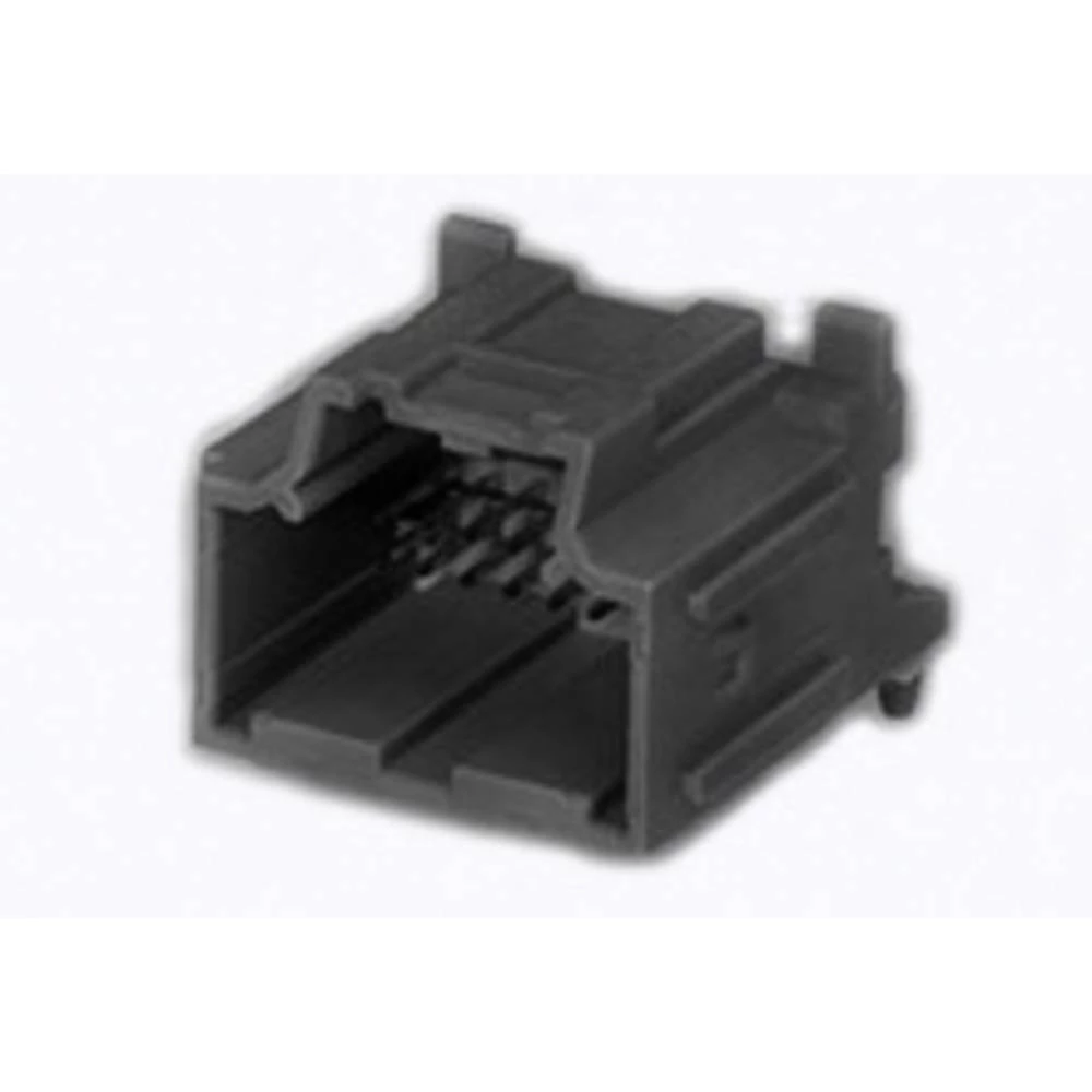 Molex ugradna standardna letva s muškim kontaktima  Ukupan broj polova 16 Raster: 2.54 mm 346910160 1 St. Tray Molex 346910160 Stac64 Right-Angle Header Assembly, 16 Circuits, Polarization A, slika