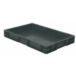 531682 spremnik za slaganje  pogodna za hranu (D x Š x V) 600 x 400 x 75 mm siva 2 St.