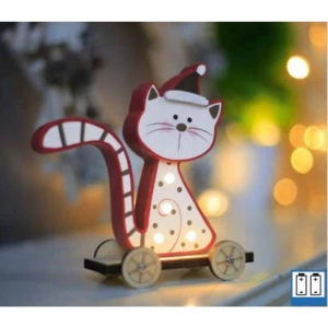 Hellum 524185 Mačka (sjedi) Toplo-bijela LED Šarena boja slika
