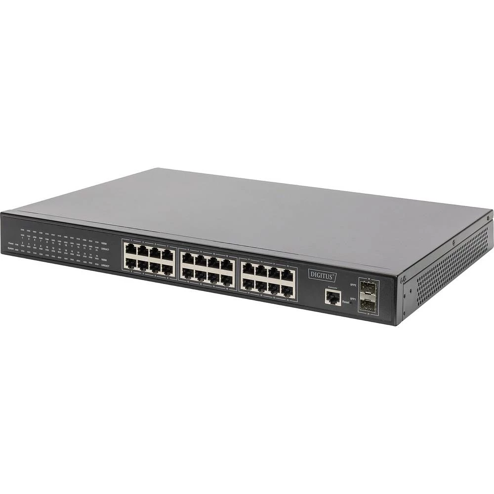 Digitus DN-95352 upravljani mrežni preklopnik 10 / 100 / 1000 MBit/s IEEE 802.3af (12.95 W), IEEE 802.3at (25.5 W) slika